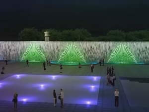 Фонтан-водопад